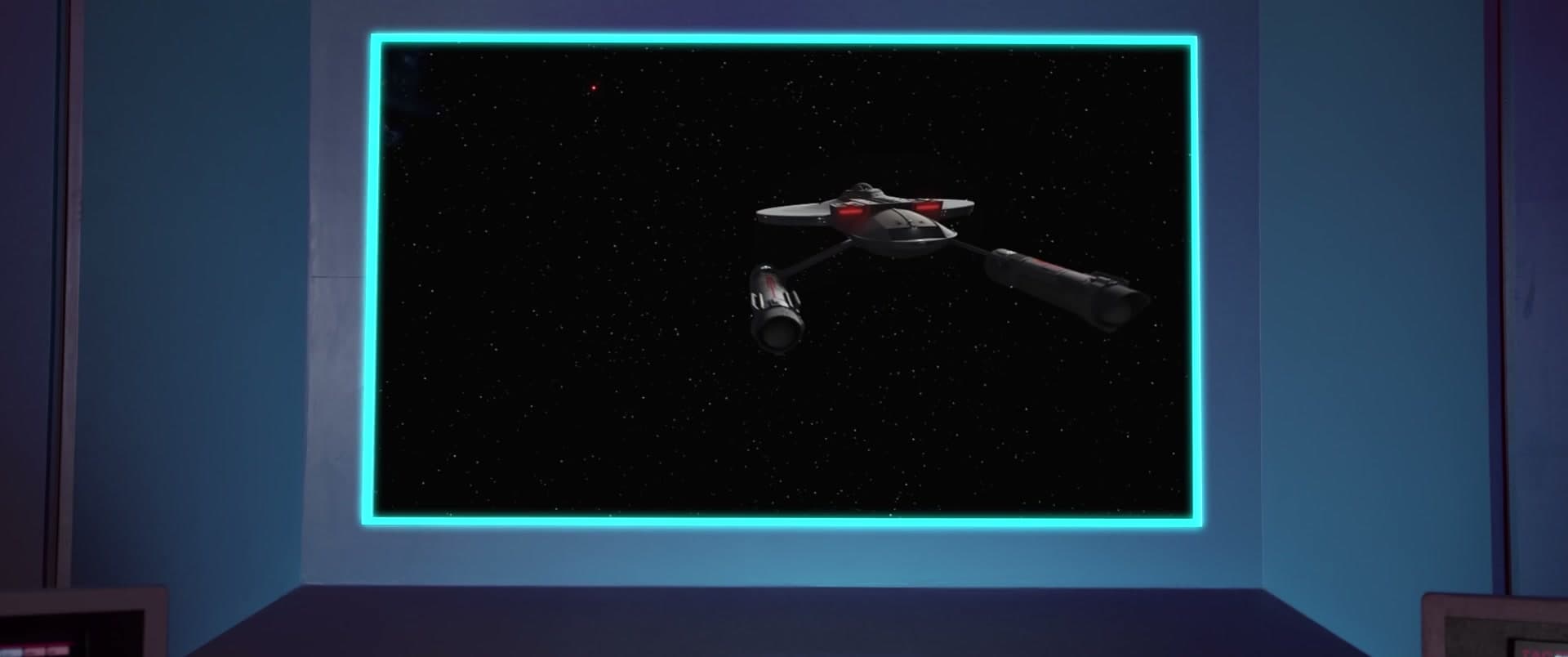 Constitution-class on the viewscreen