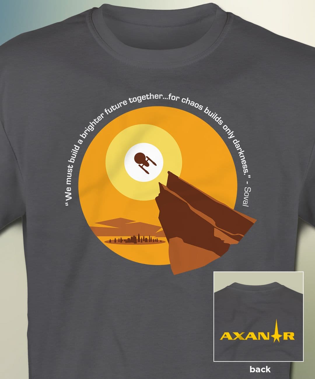 Kickstarter Shirt FIN — Axanar Kickstarter Shirt FIN concept art
