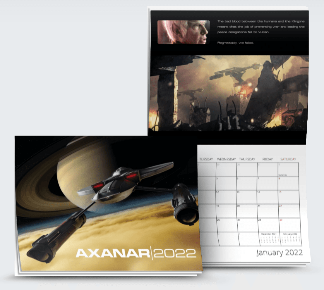 Axanar Calendar 2022 - Standard Edition