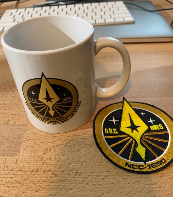 USS Ares Coffee Mug & Patch