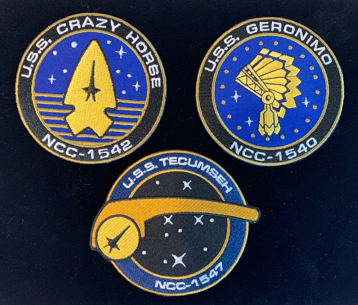 USS Carrier Patch Set (Geronimo, Crazy Horse, Tecumseh)