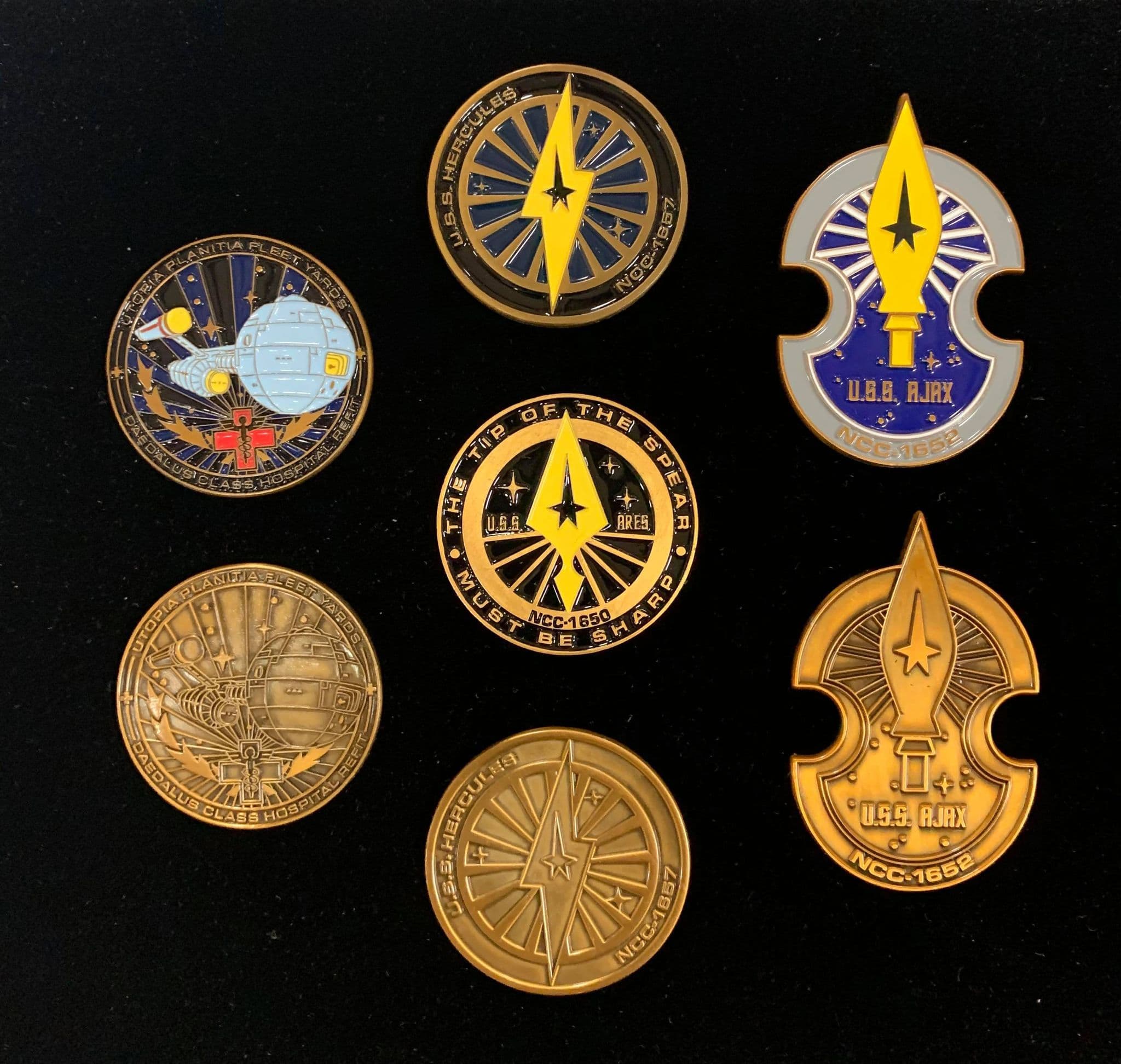 Ultimate Axanar Challenge Coin Set (7 coins)