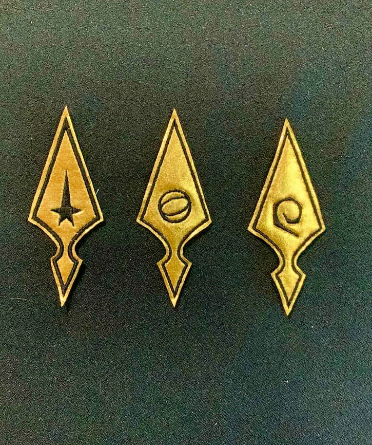 USS Ares Tunic Patch Set
