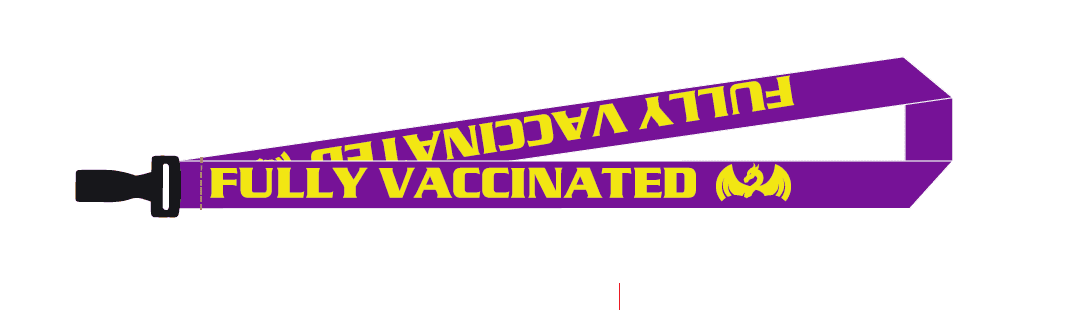 Fully Vaccinated Lanyard