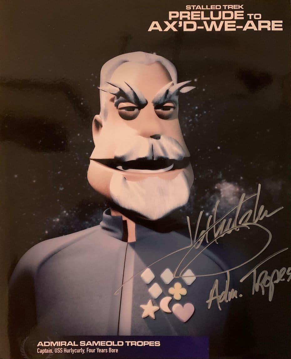 JG Hertzler "Sameold Tropes" LIMITED Signed Photo
