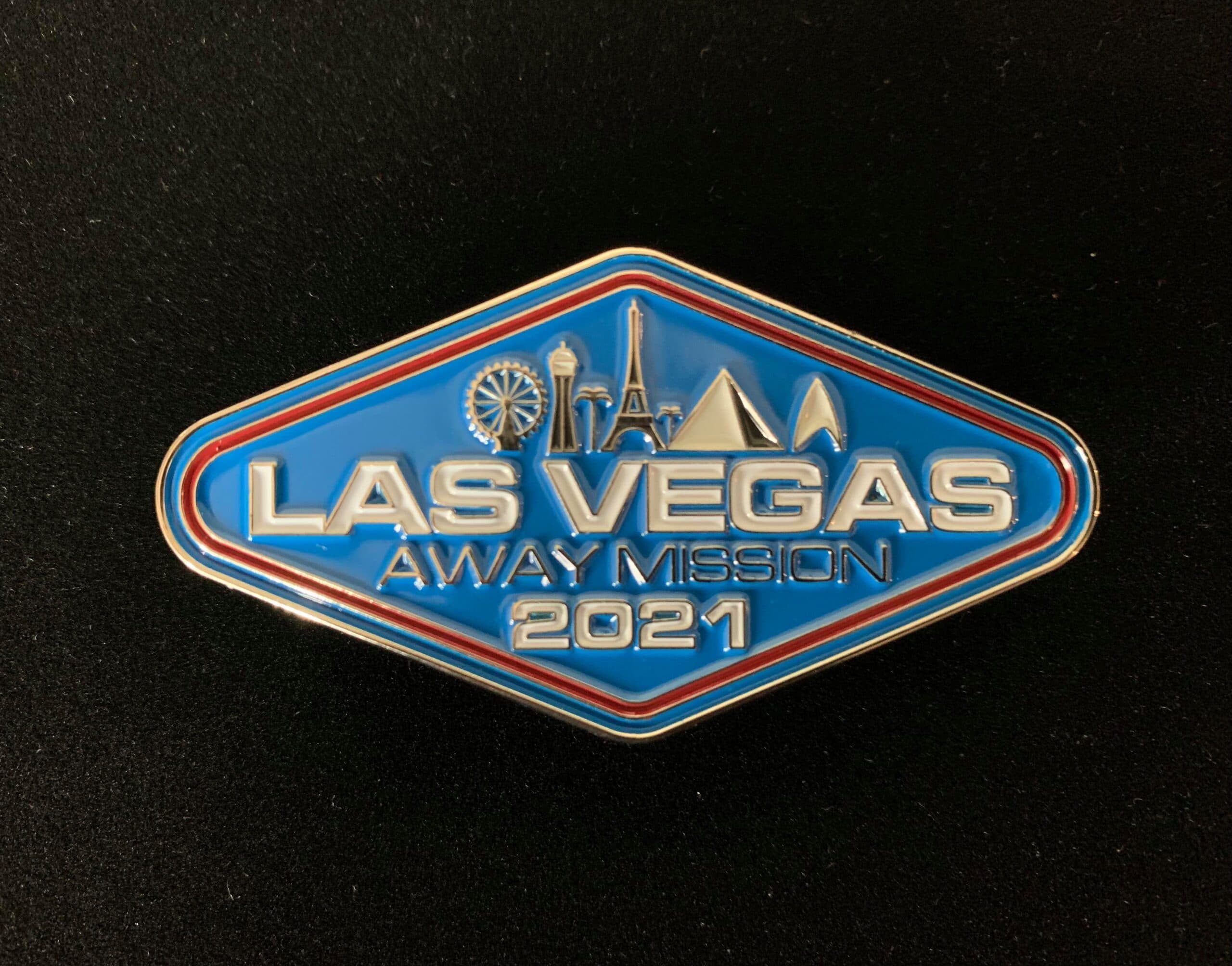 Las Vegas Away Mission 2021 Pin