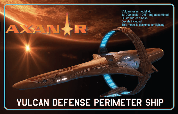 Vulcan Perimeter Defense Ship 1/1000 Resin Model