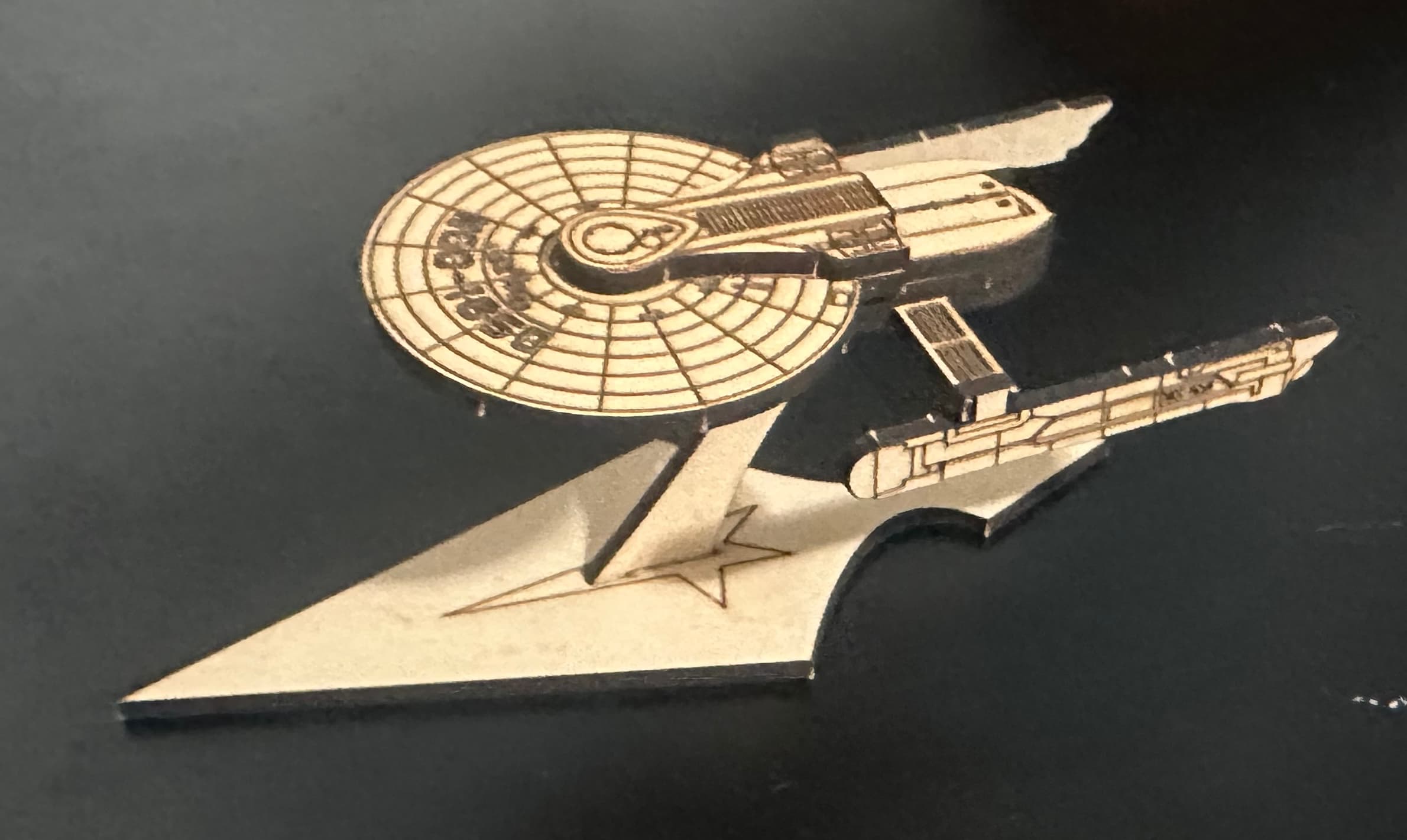 USS Ares Wood Model
