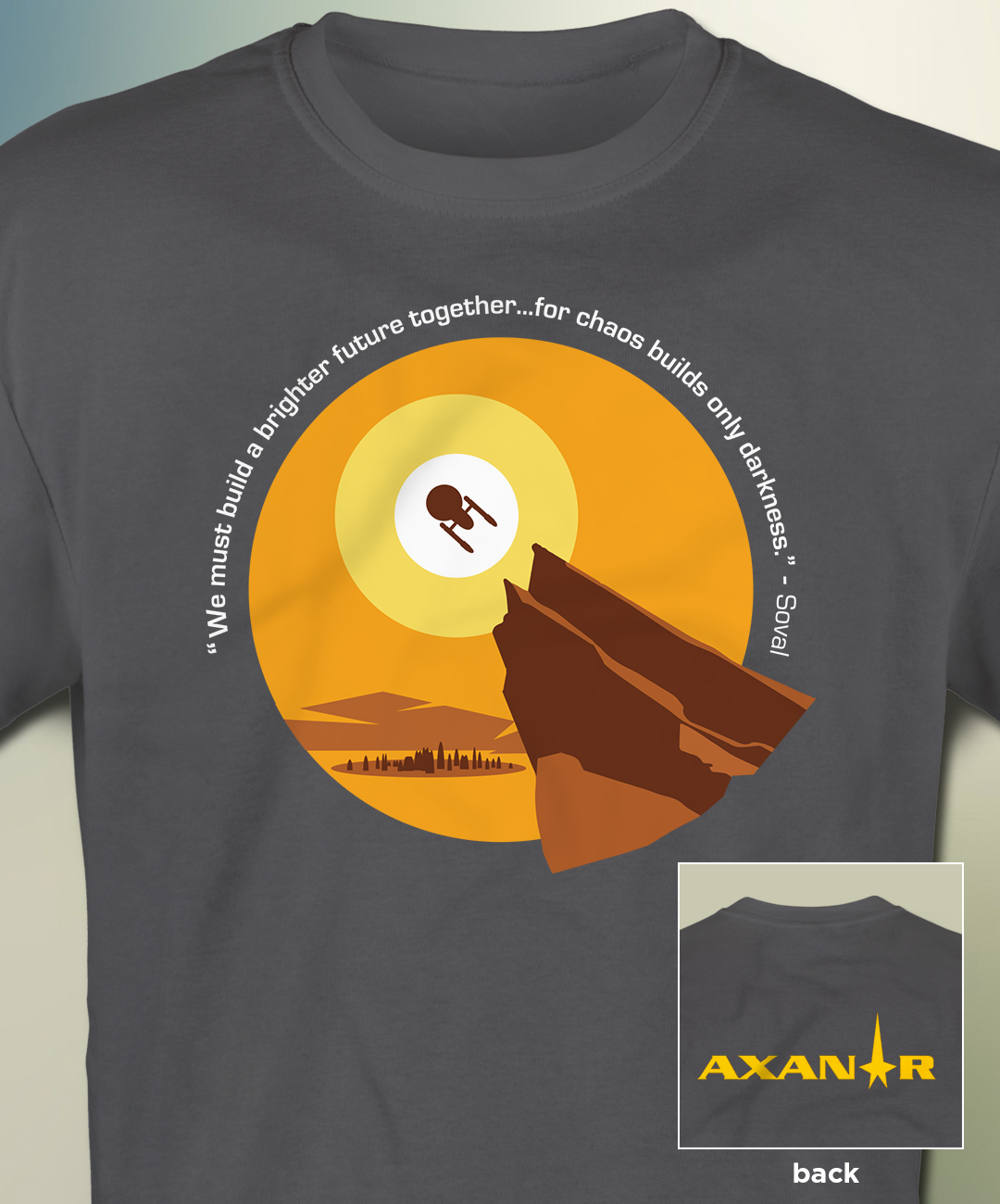 Kickstarter Shirt FIN — Axanar Kickstarter Shirt FIN concept art