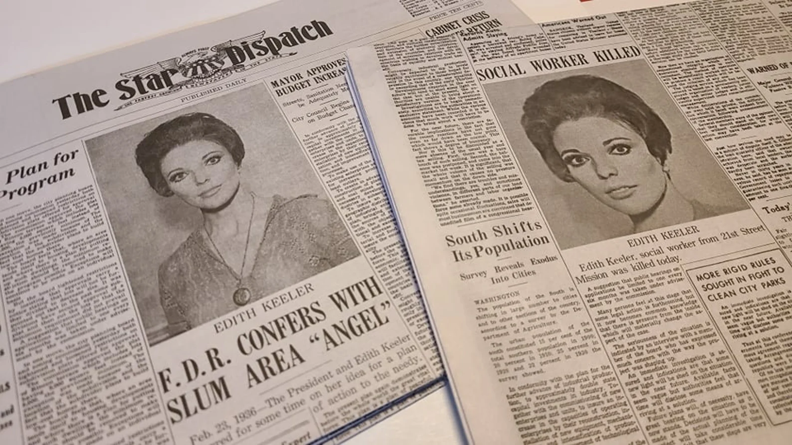 Edith Keeler "City on the Edge of Forever" & Star Trek IV Newspapers