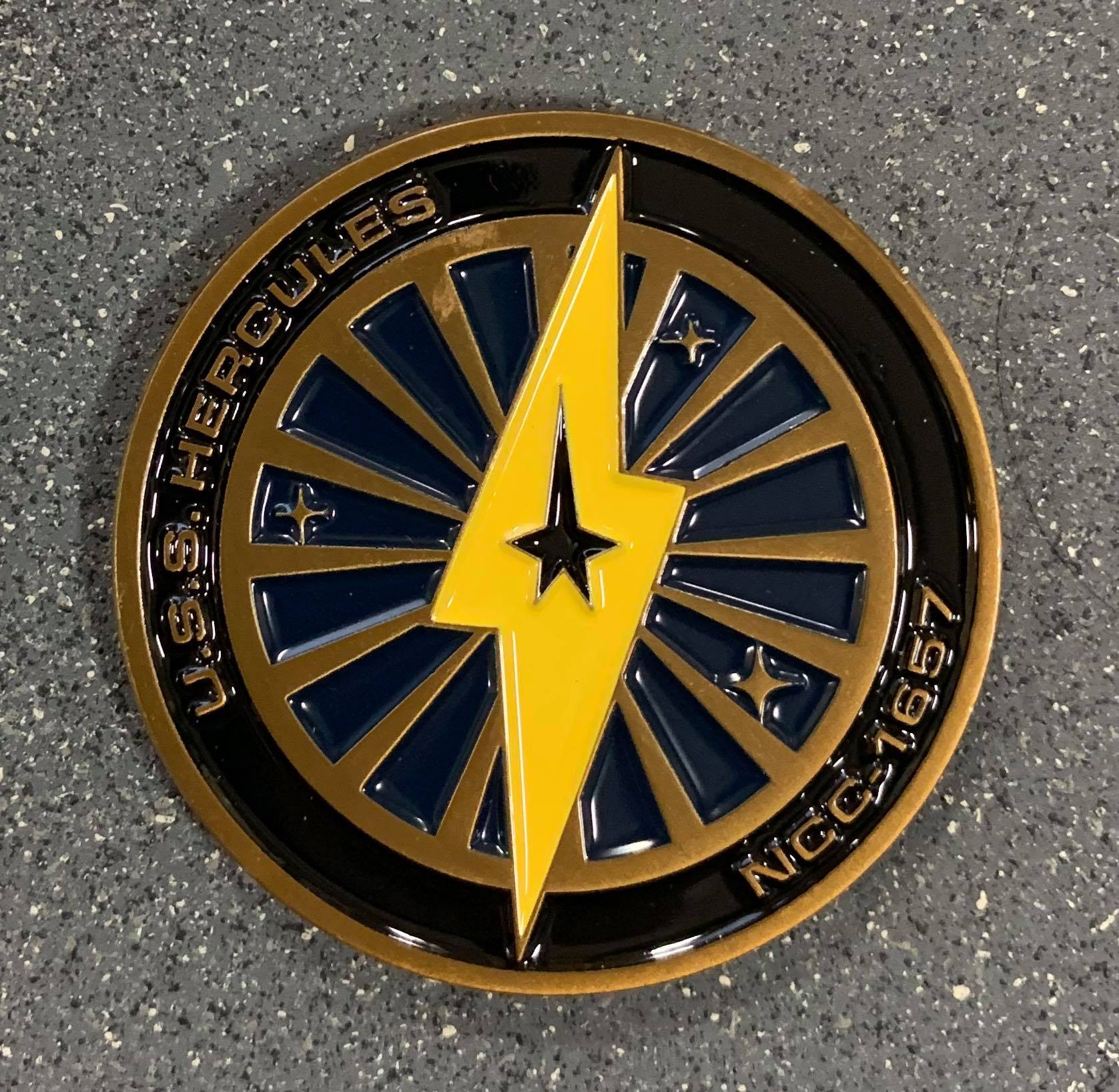 USS Hercules Challenge Coin