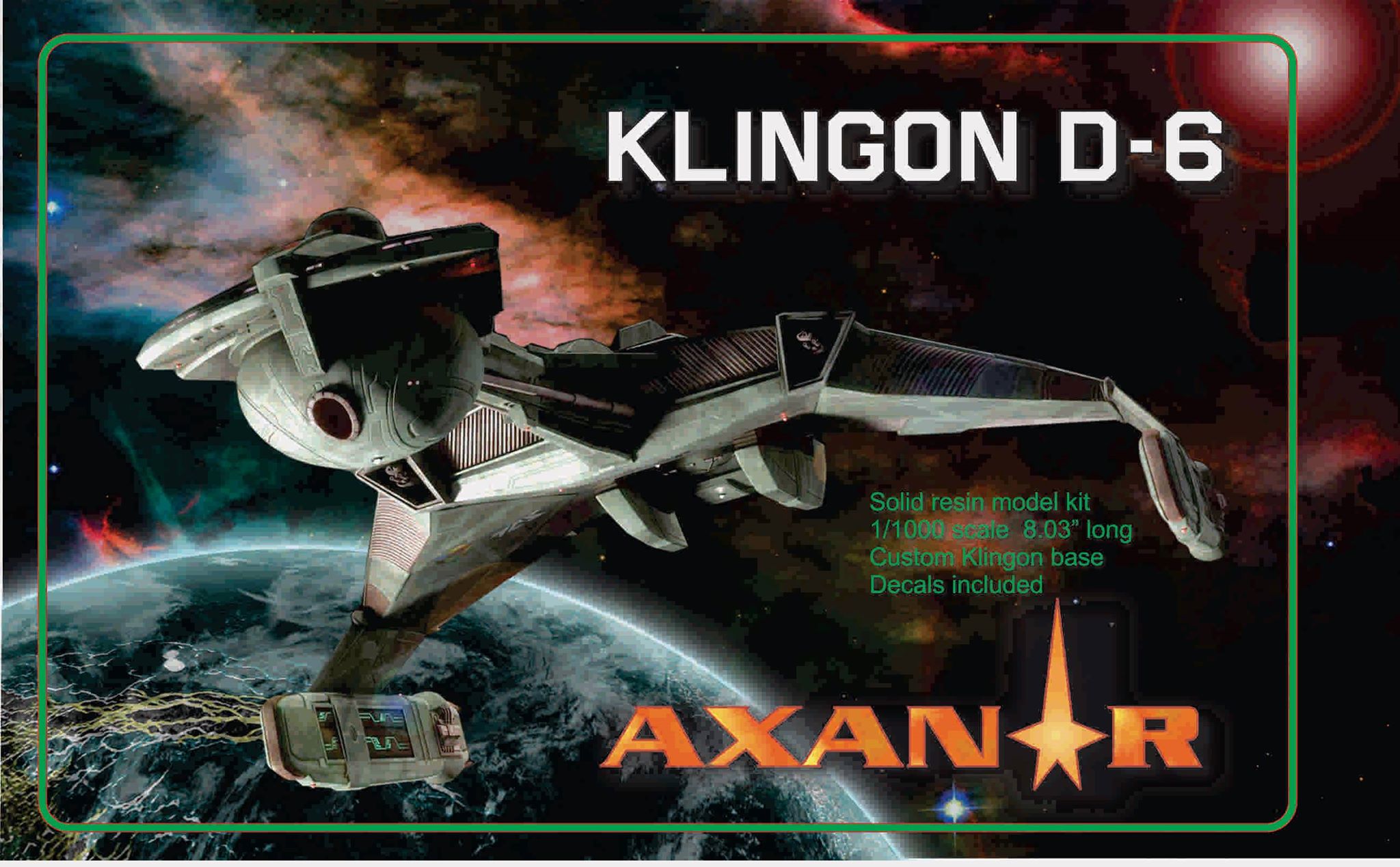 D-6 1/1000 Resin Model