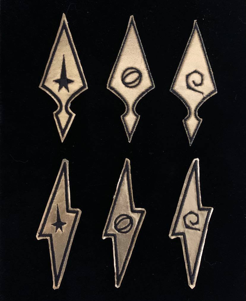 USS Ares & Hercules Tunic Patch Sets (6 patches)