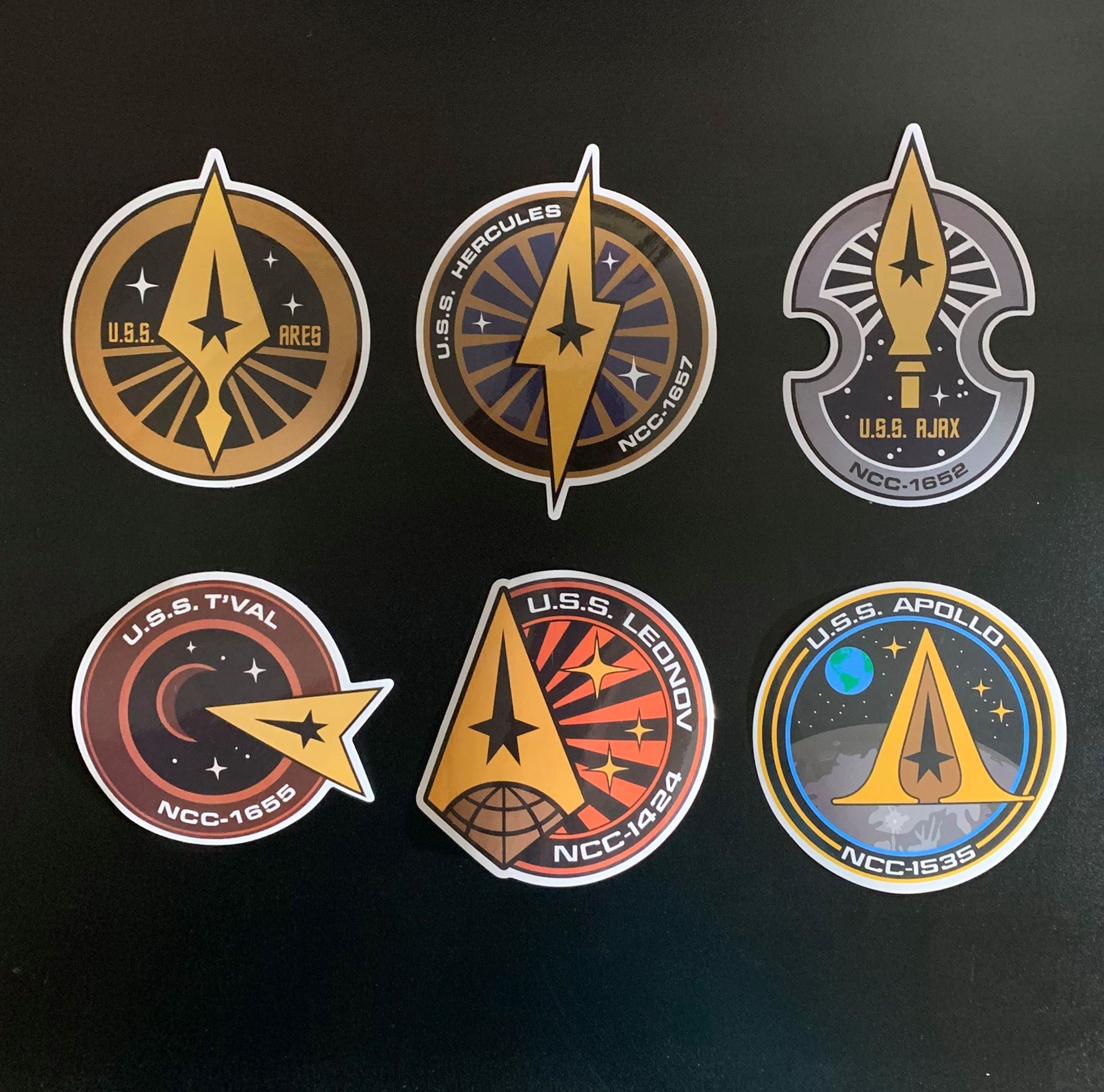 Axanar Sticker Ship Set